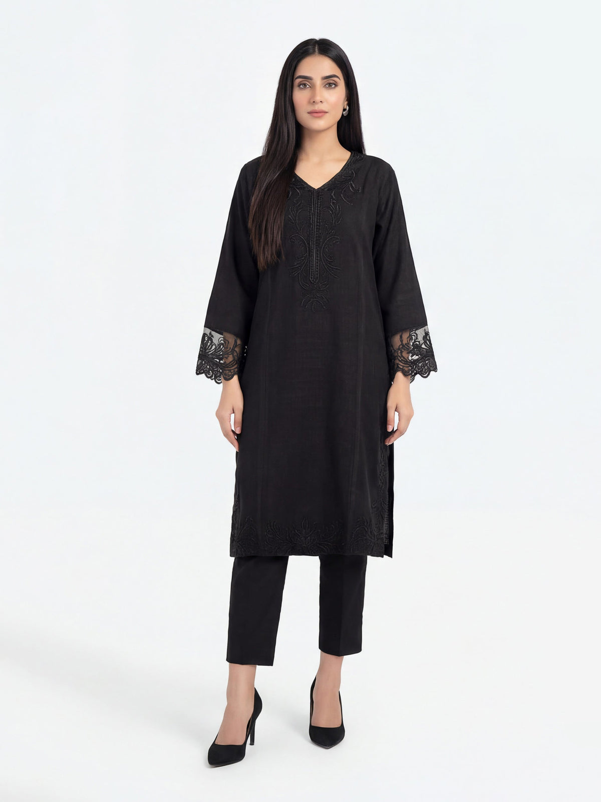 Yarn Dyed Shirt-Embroidered (Pret)
