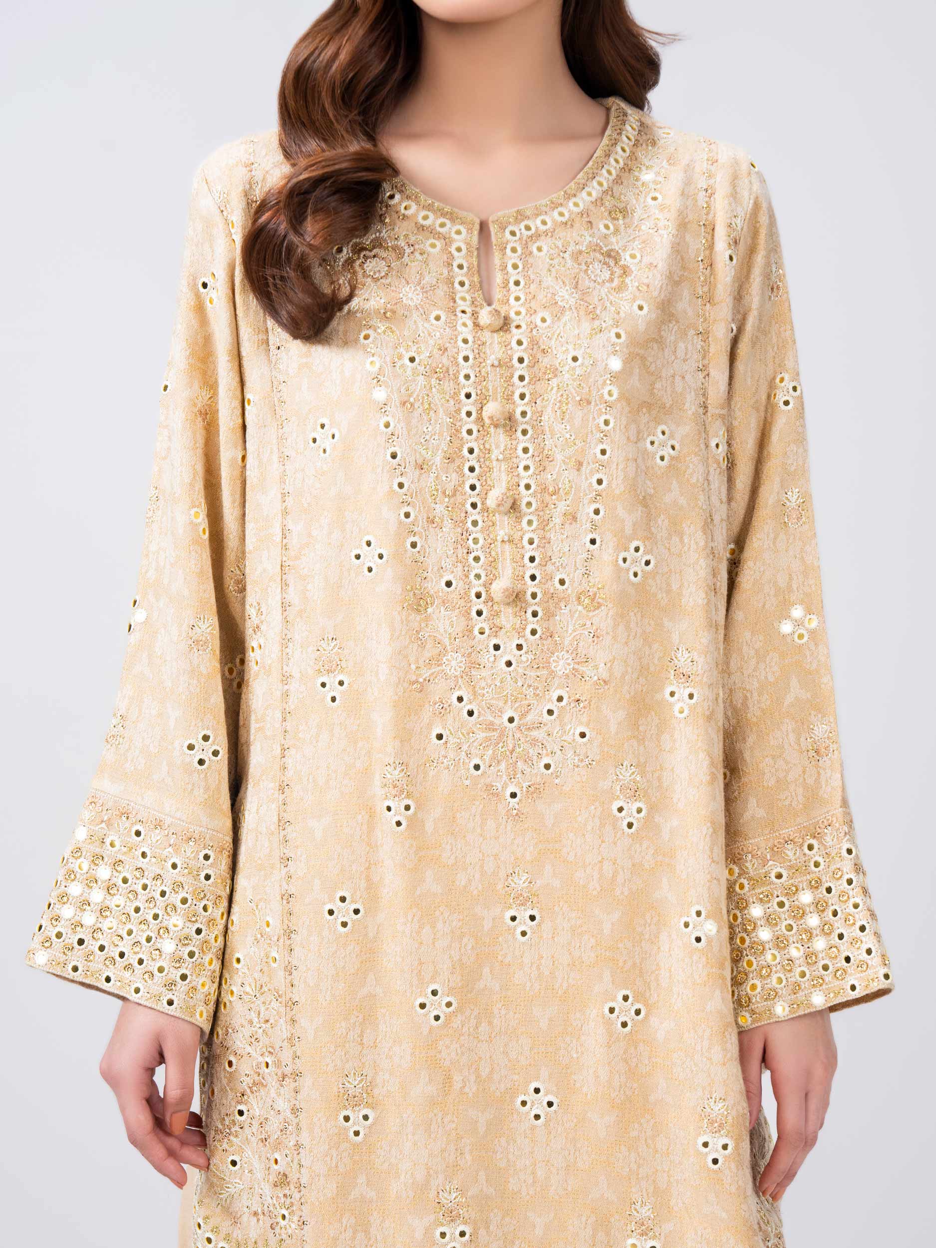 2 Piece Missouri Jacquard Suit- Embroidered (Pret)