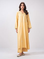 2 Piece Karandi Suit- Embroidered (Pret)