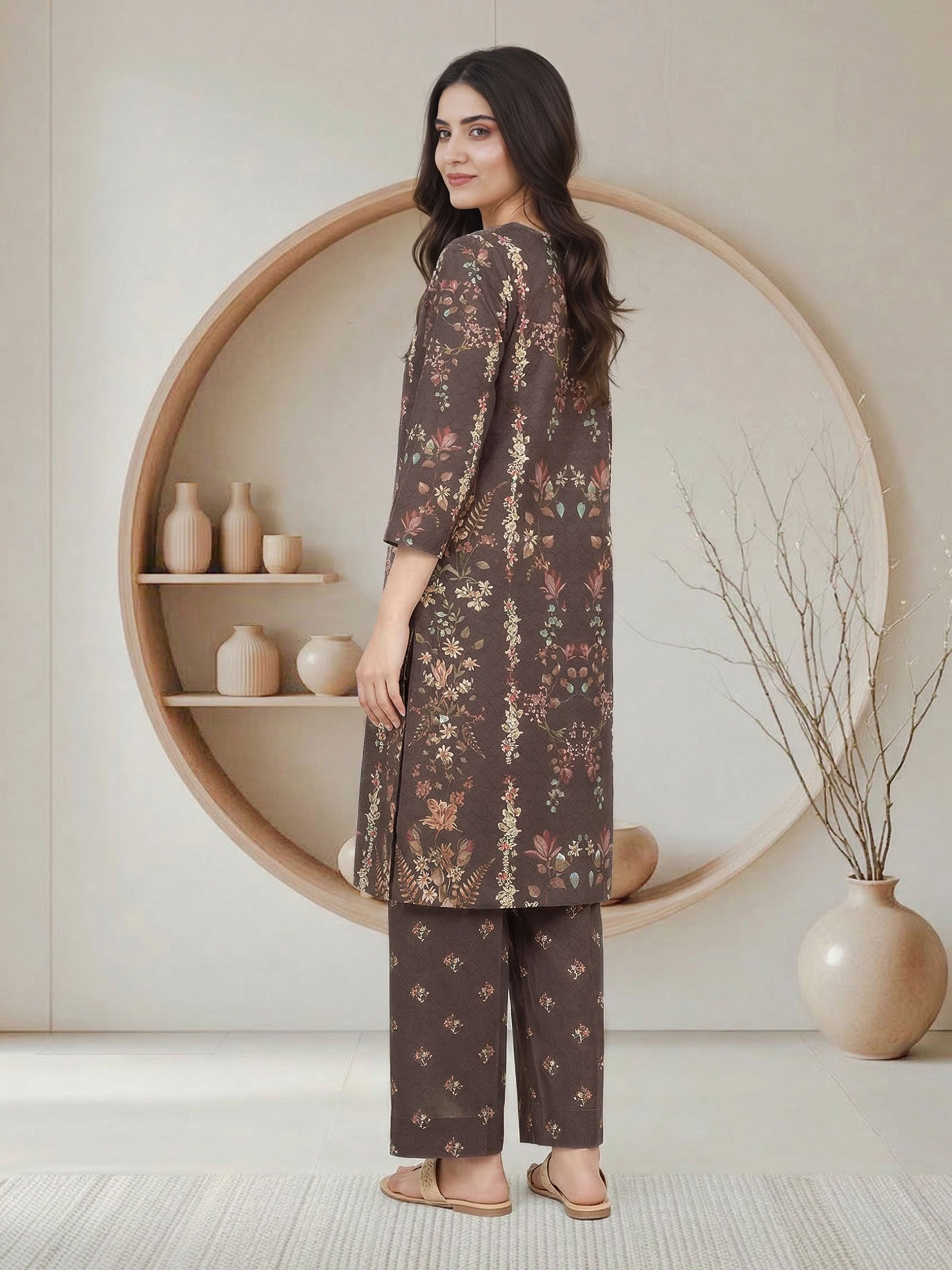 2 Piece Lawn Suit (Pret)