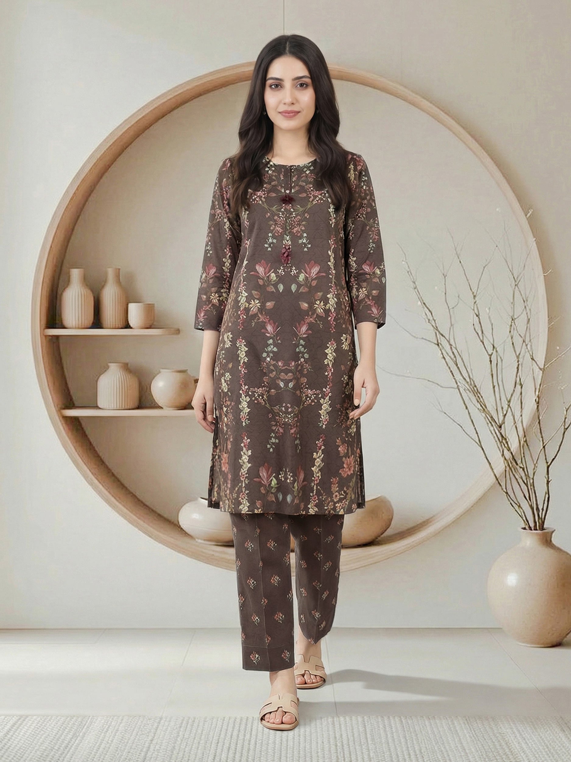 2 Piece Lawn Suit (Pret)