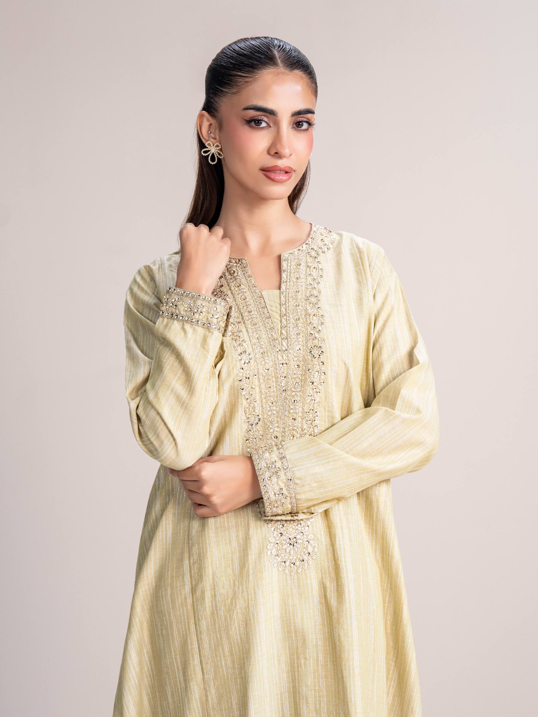 2 Piece Missouri Suit- Embroidered (Pret)