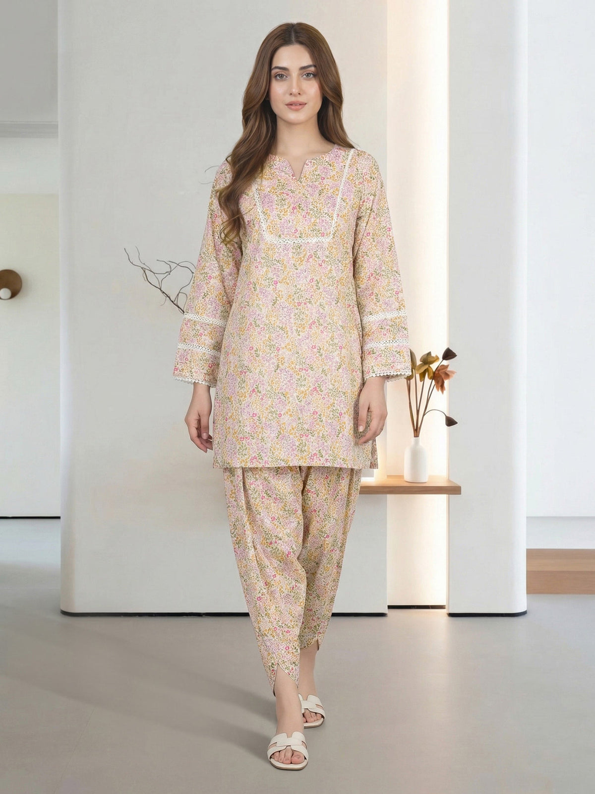 2 Piece Lawn Suit (Pret)