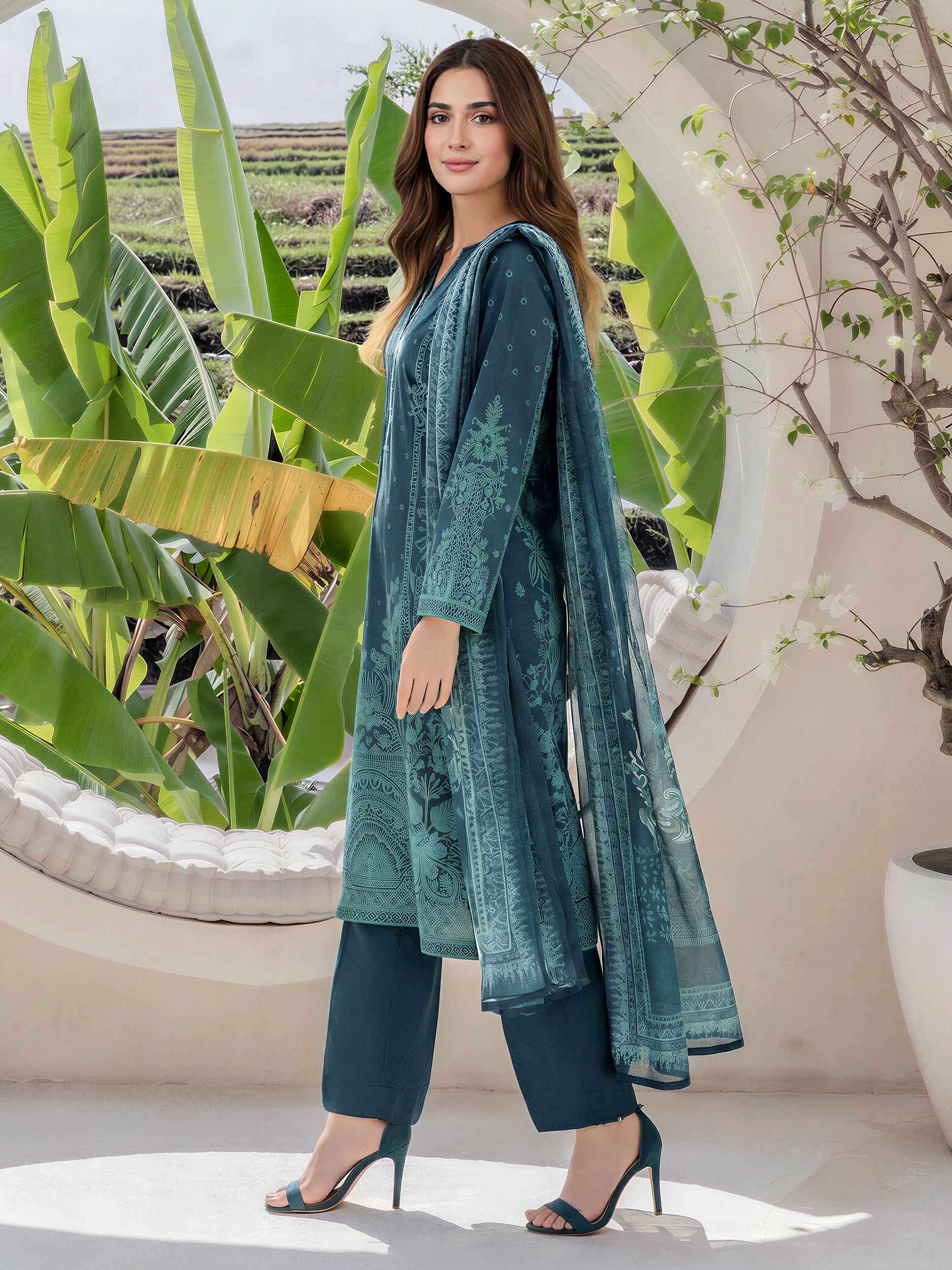 3 Piece Lawn Suit (Pret)