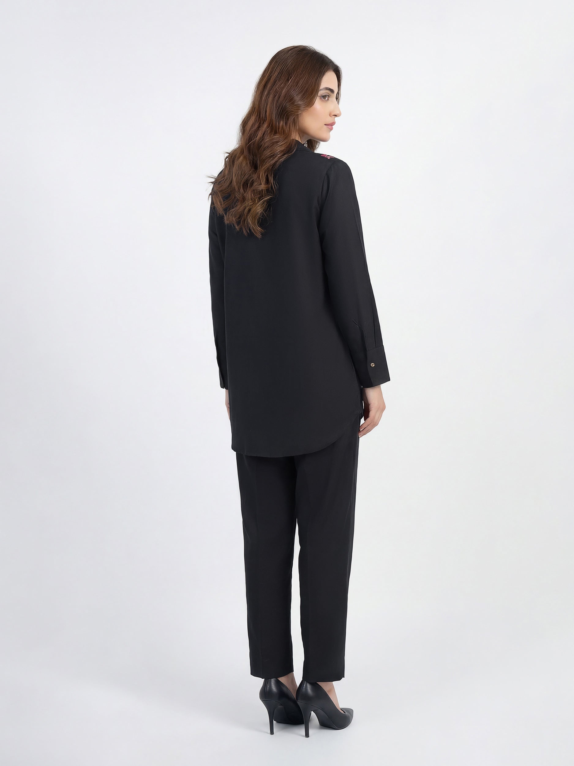 Crepe Kurti- Embroidered (Pret)