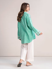 Self Jacquard Kurti-Embroidered (Pret)