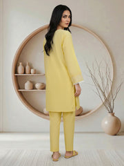 2 Piece Lawn Slub- Embroidered (Pret)