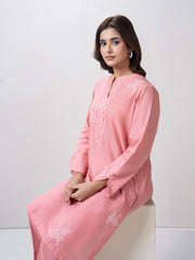 2 Piece Khaddar Suit- Embroidered (Pret)