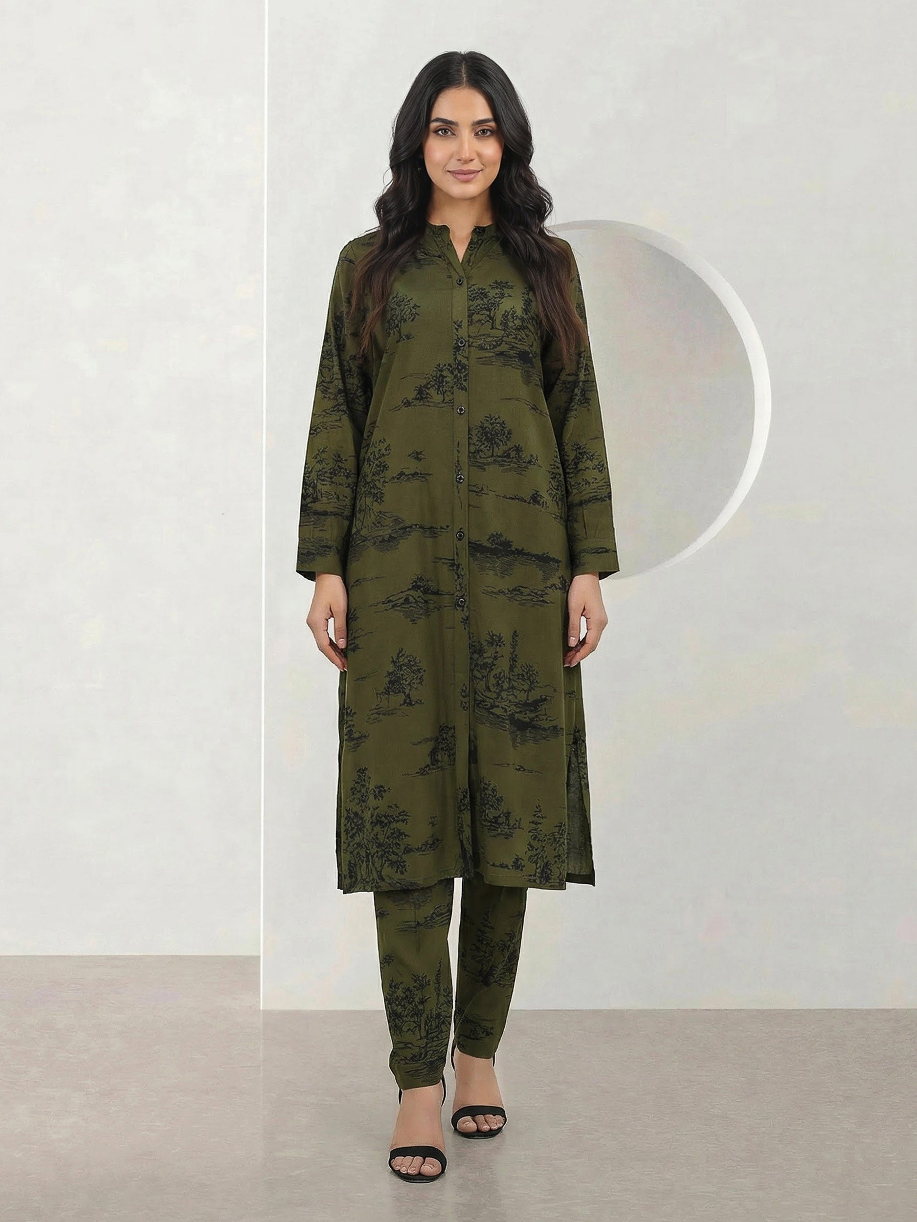 2 Piece Viscose Suit (Pret)