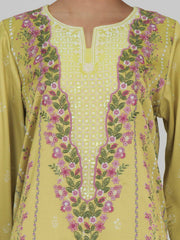 Silk Kaftan- Embroidered (Pret)