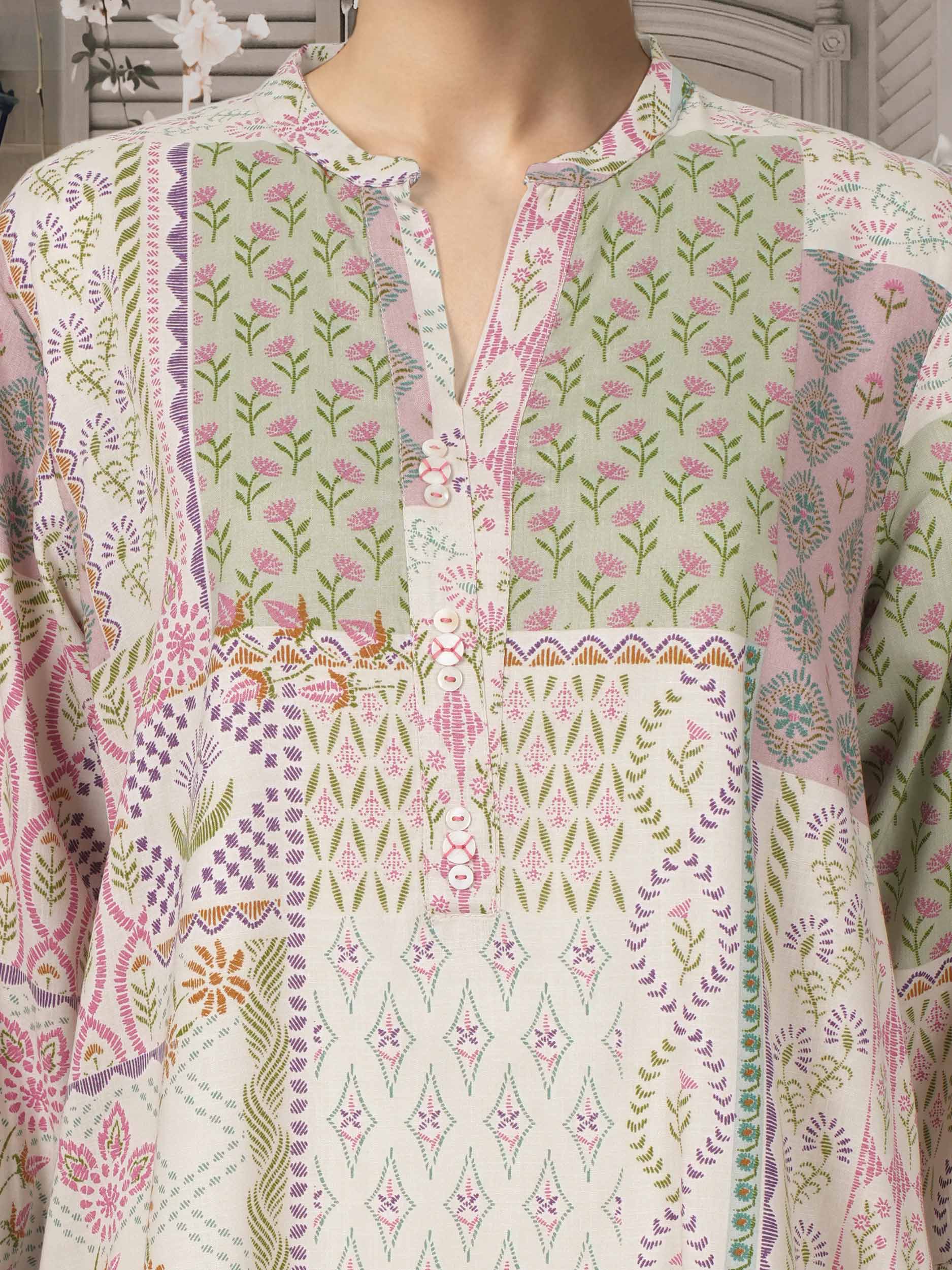 2 Piece Viscose Slub Suit (Pret)