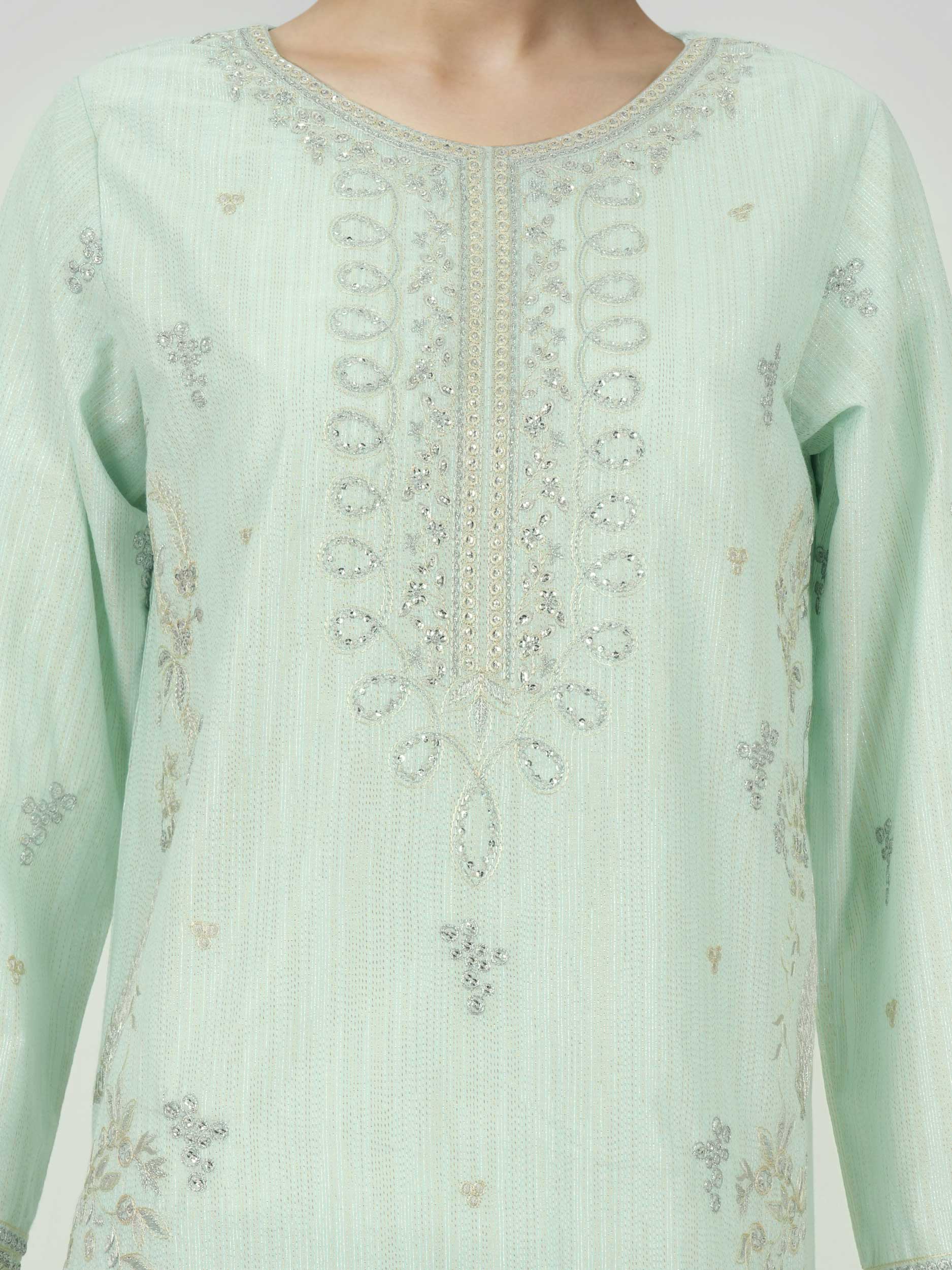 3 Piece Lawn Missouri Suit- Embroidered (Pret)