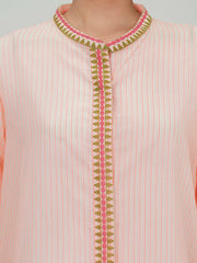 Yarn Dyed Kurti- Embroidered (Pret)