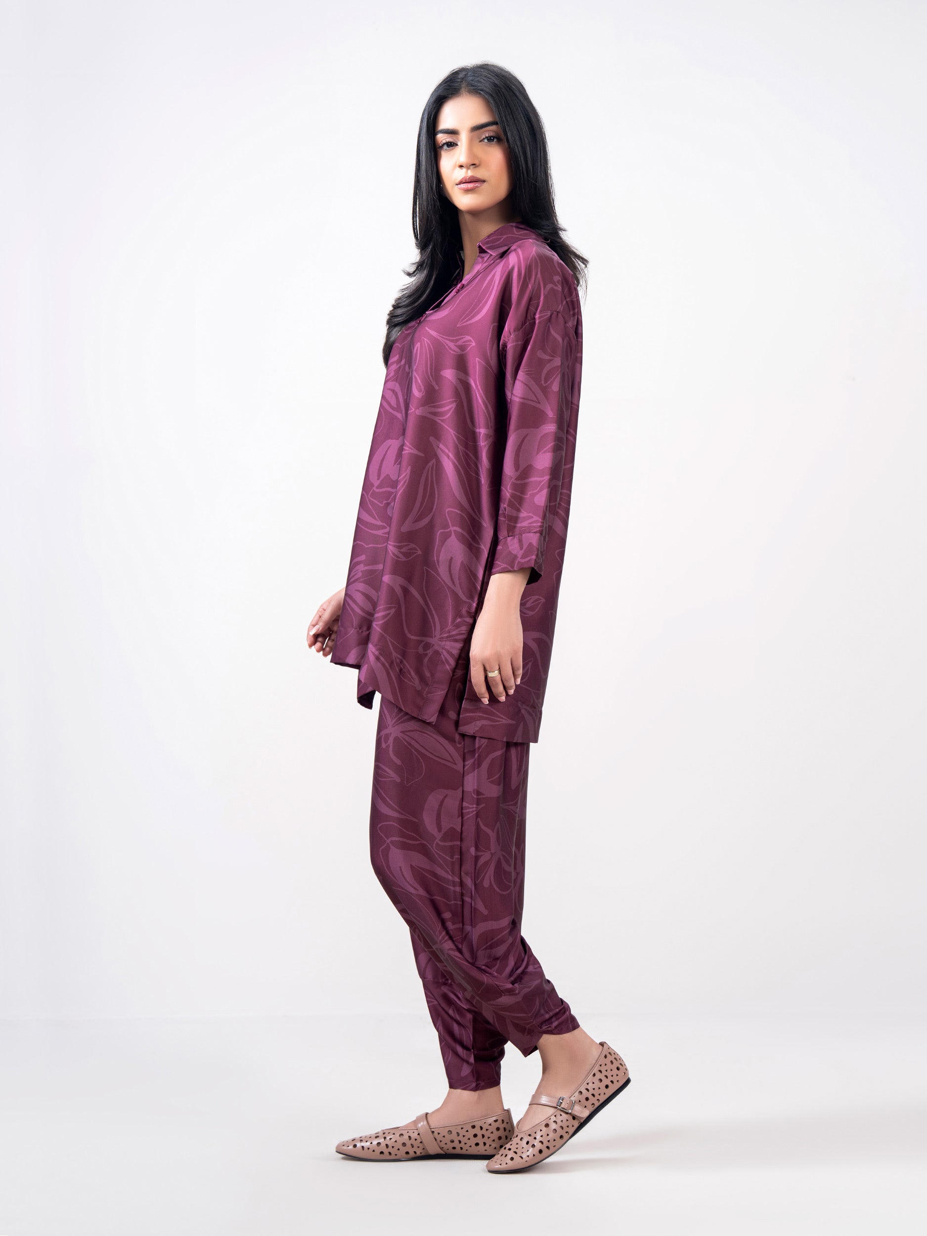 2 Piece Silk Suit (Pret)