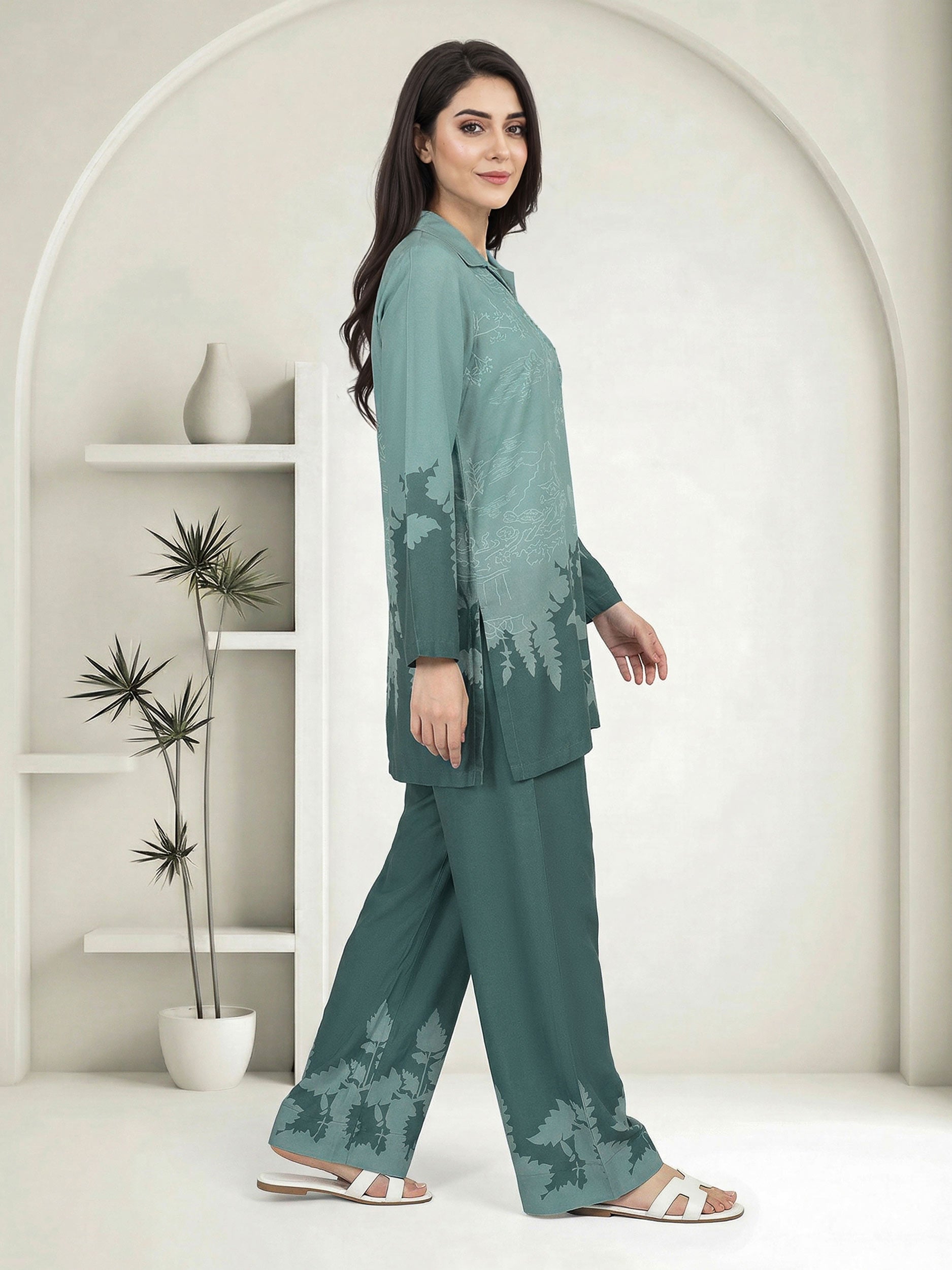 2 Piece Viscose Suit (Pret)