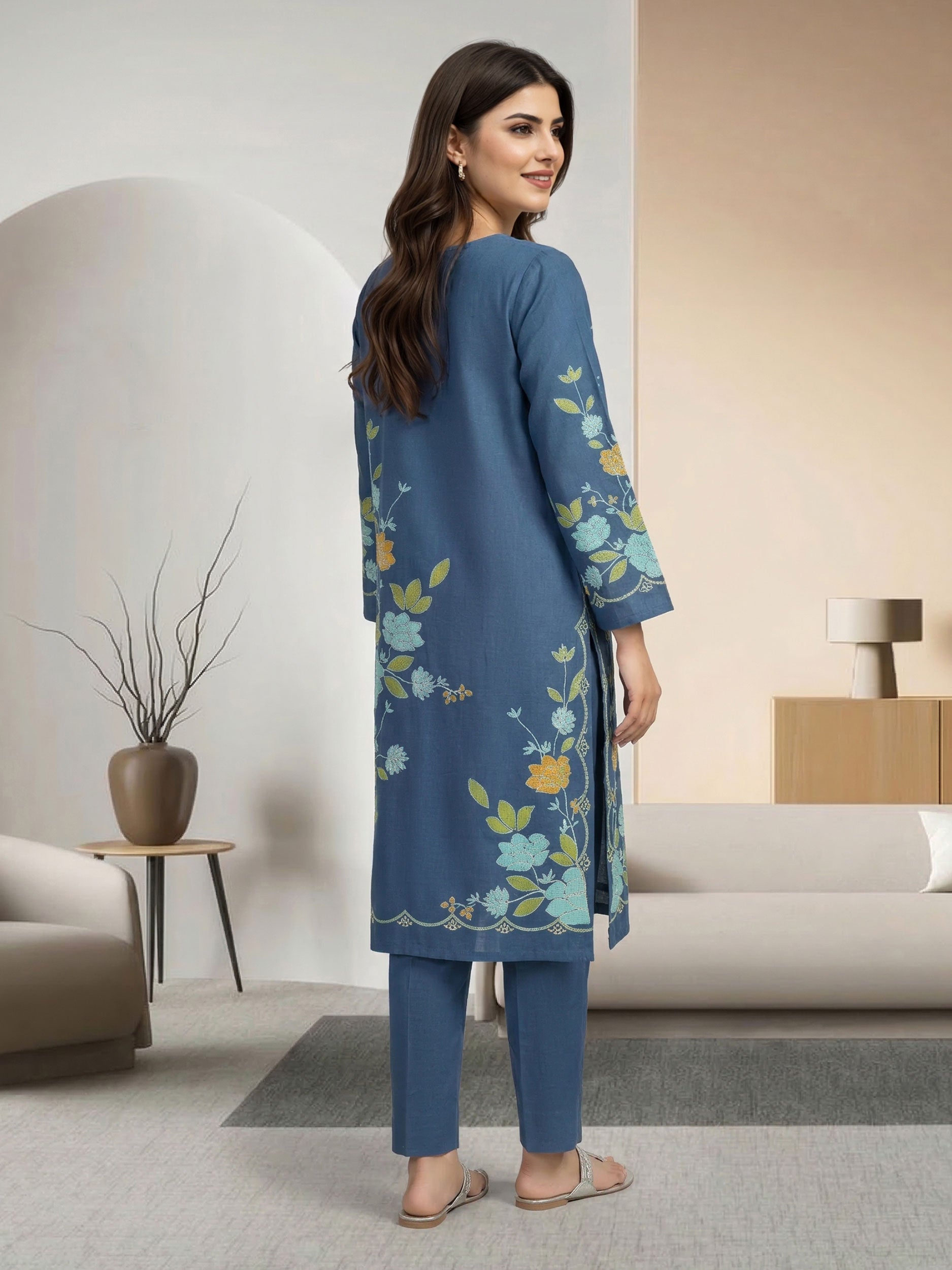 2 Piece Lawn Suit (Pret)