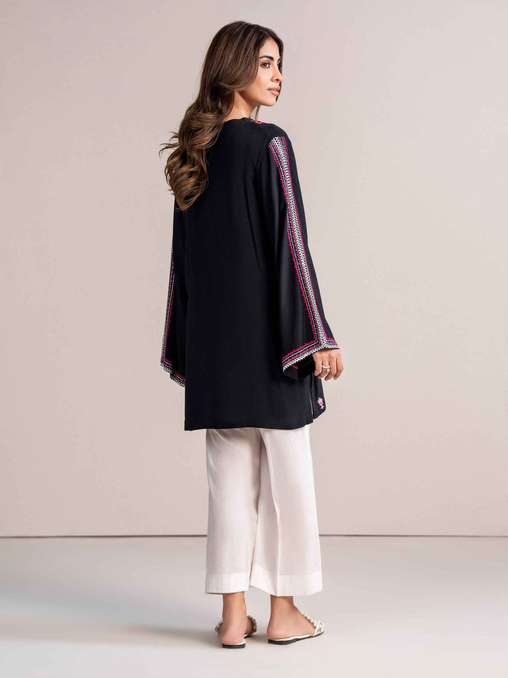 Stone Kurti-Embroidered (Pret)