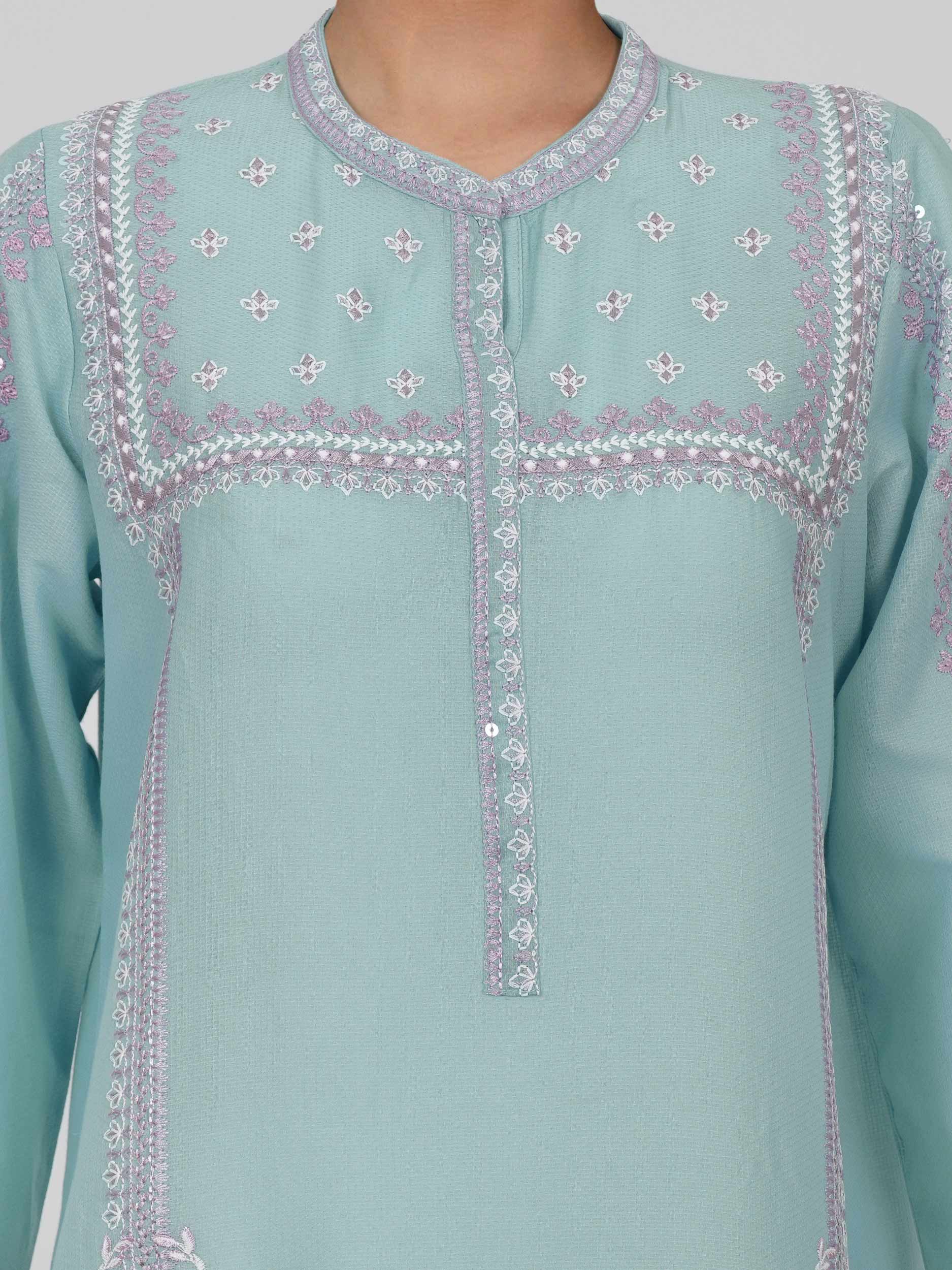 Dobby Shirt-Embroidered (Pret)