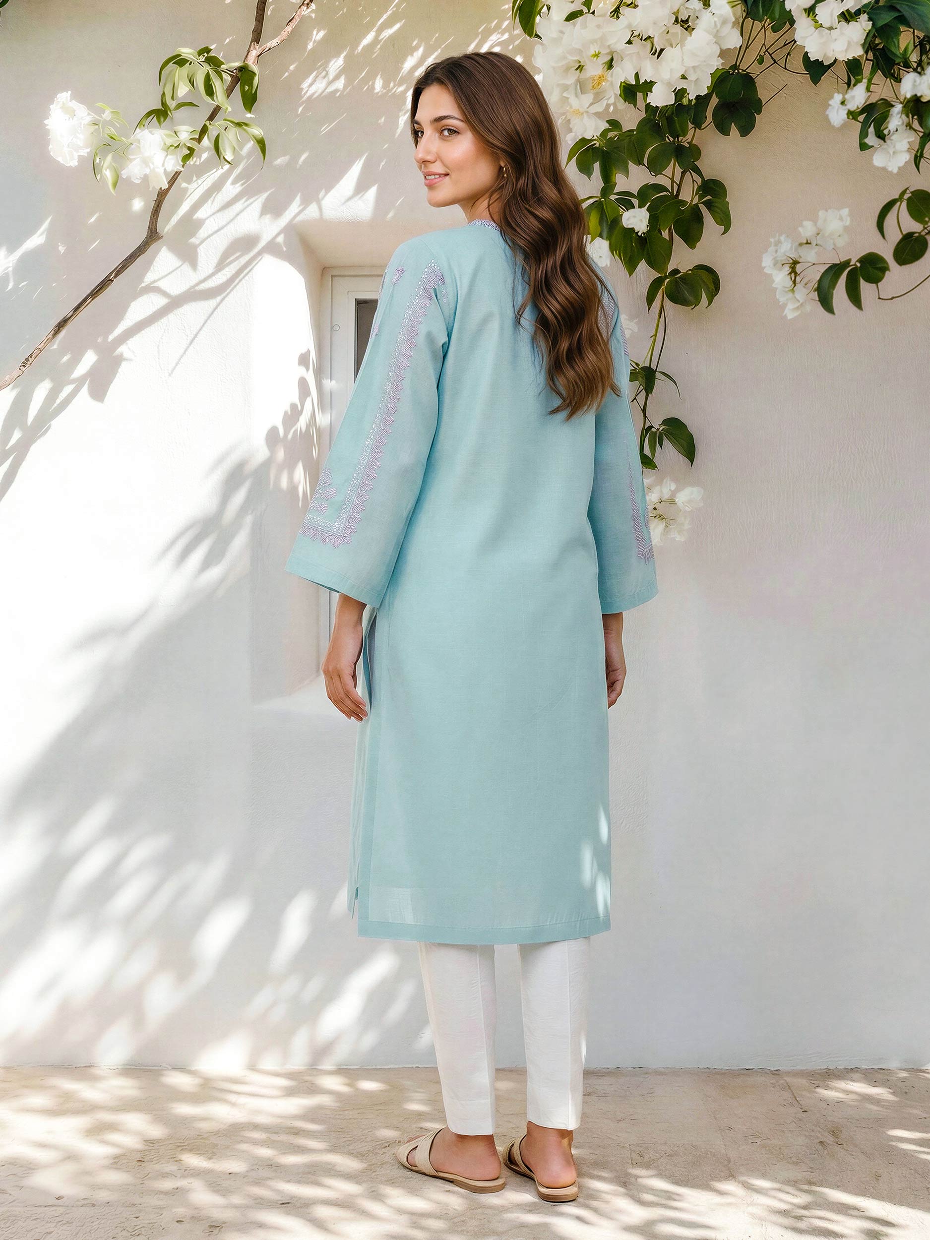 Dobby Shirt-Embroidered (Pret)