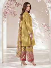 3 Piece Dobby Suit- Embroidered (Pret)