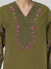 2 Piece Lawn Suit- Embroidered (Pret)