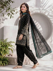 3 Piece Lawn Suit- Embroidered (Pret)