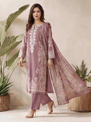 3 Piece Lawn Suit- Embroidered (Pret)