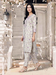 3 Piece Lawn Suit- Embroidered (Pret)