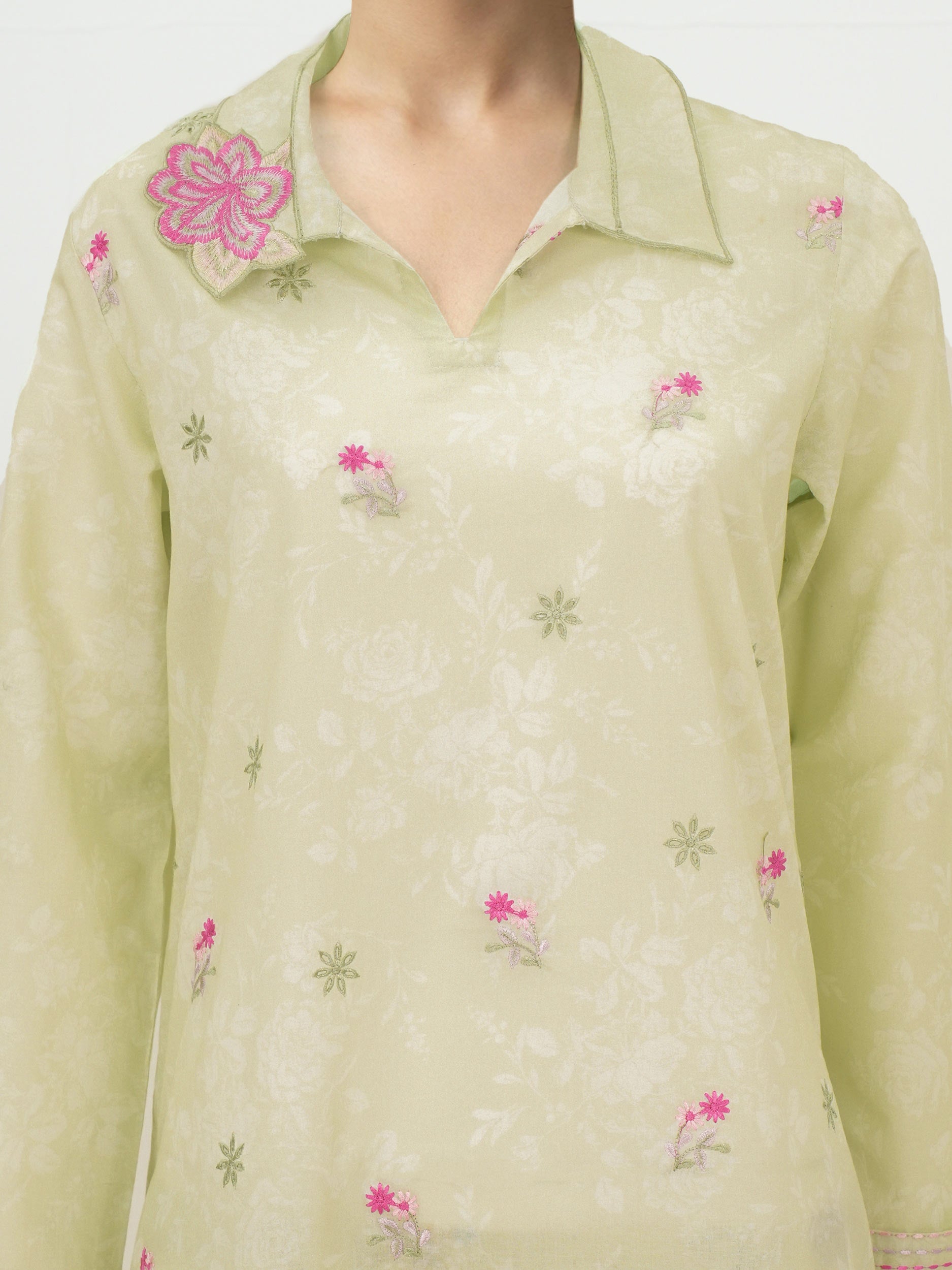 2 Piece Lawn Suit- Embroidered (Pret)