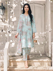 3 Piece Lawn Suit- Embroidered (Pret)