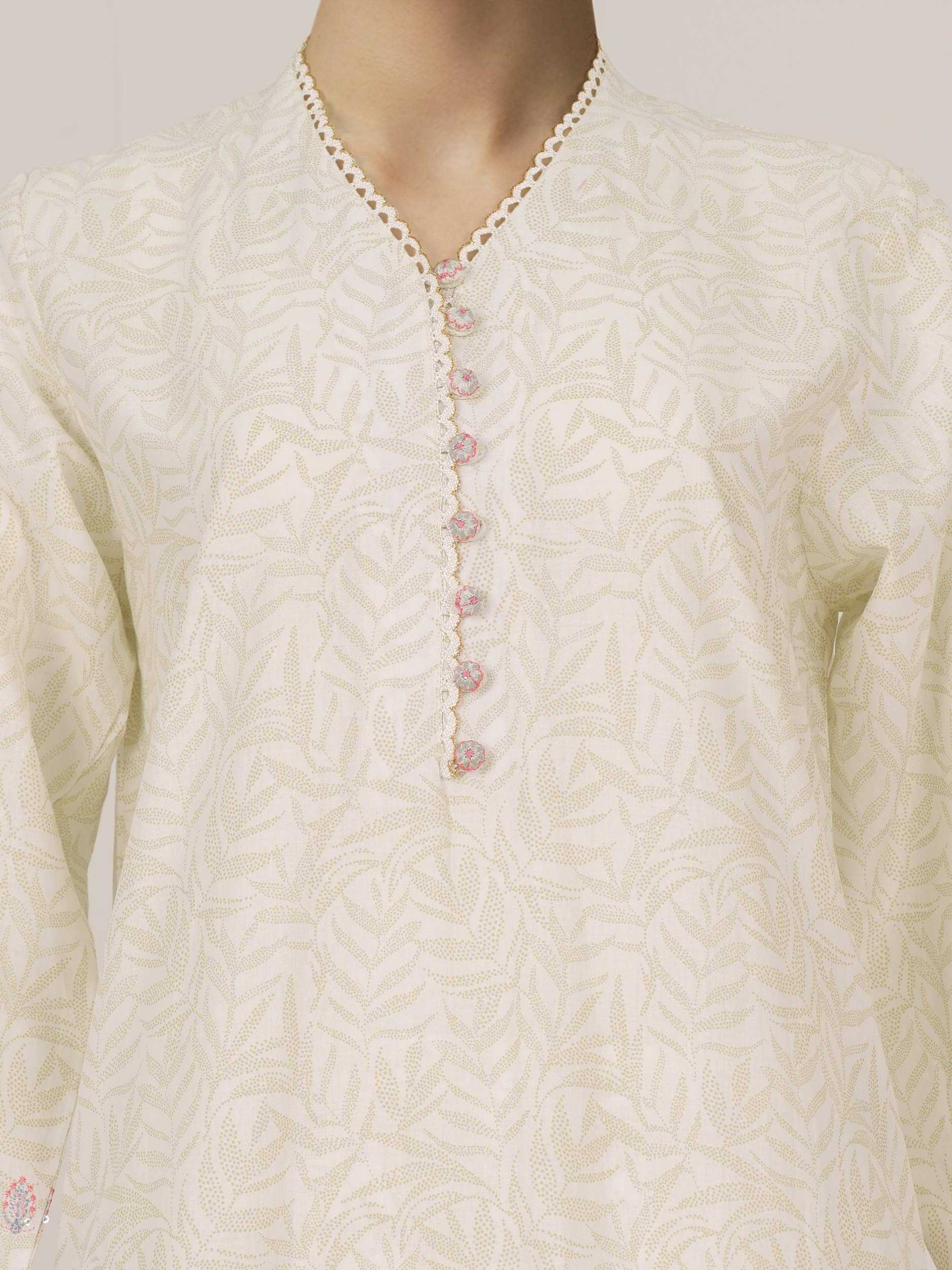 3 Piece Lawn Suit- Embroidered (Pret)