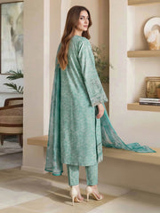 3 Piece Lawn Suit- Embroidered (Pret)