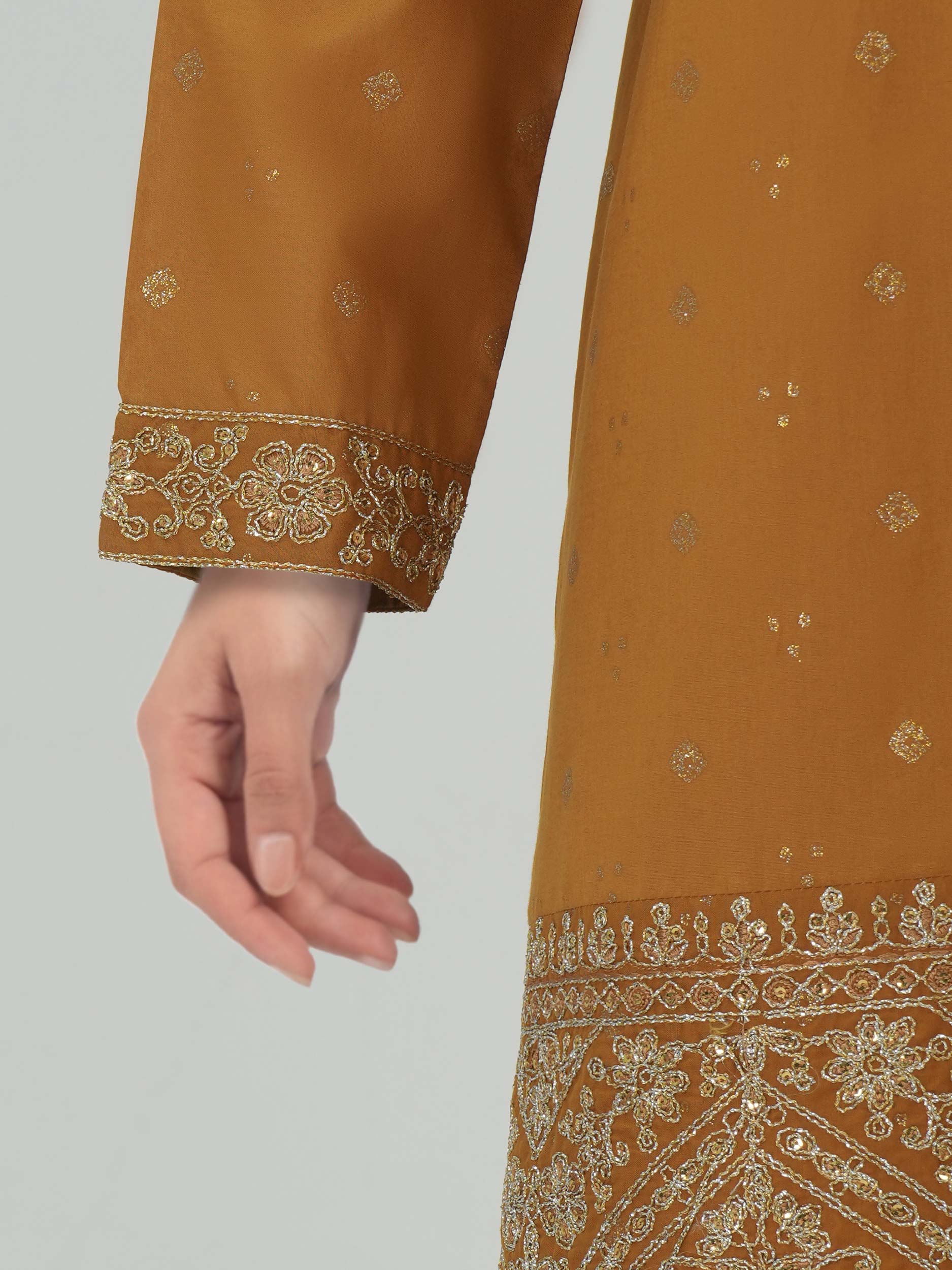 3 Piece Lawn Suit- Embroidered (Pret)