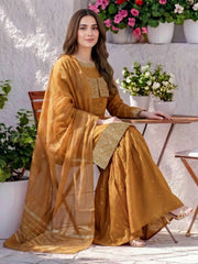 3 Piece Lawn Suit- Embroidered (Pret)