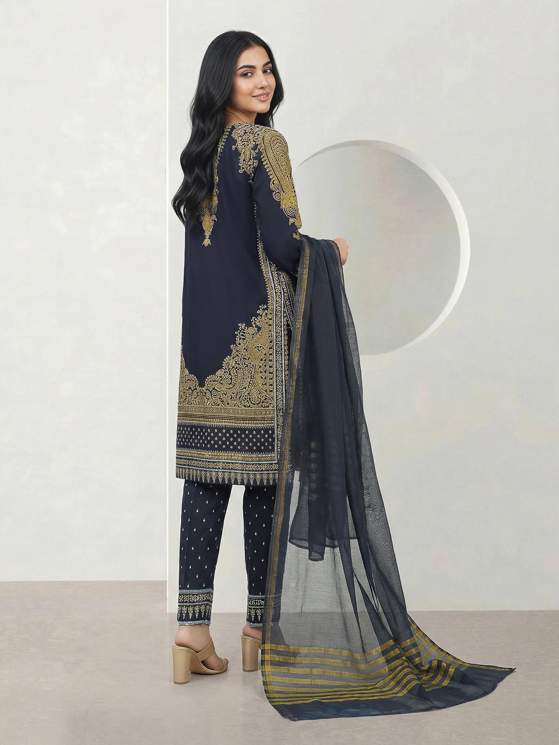 3 Piece Lawn Suit (Pret)