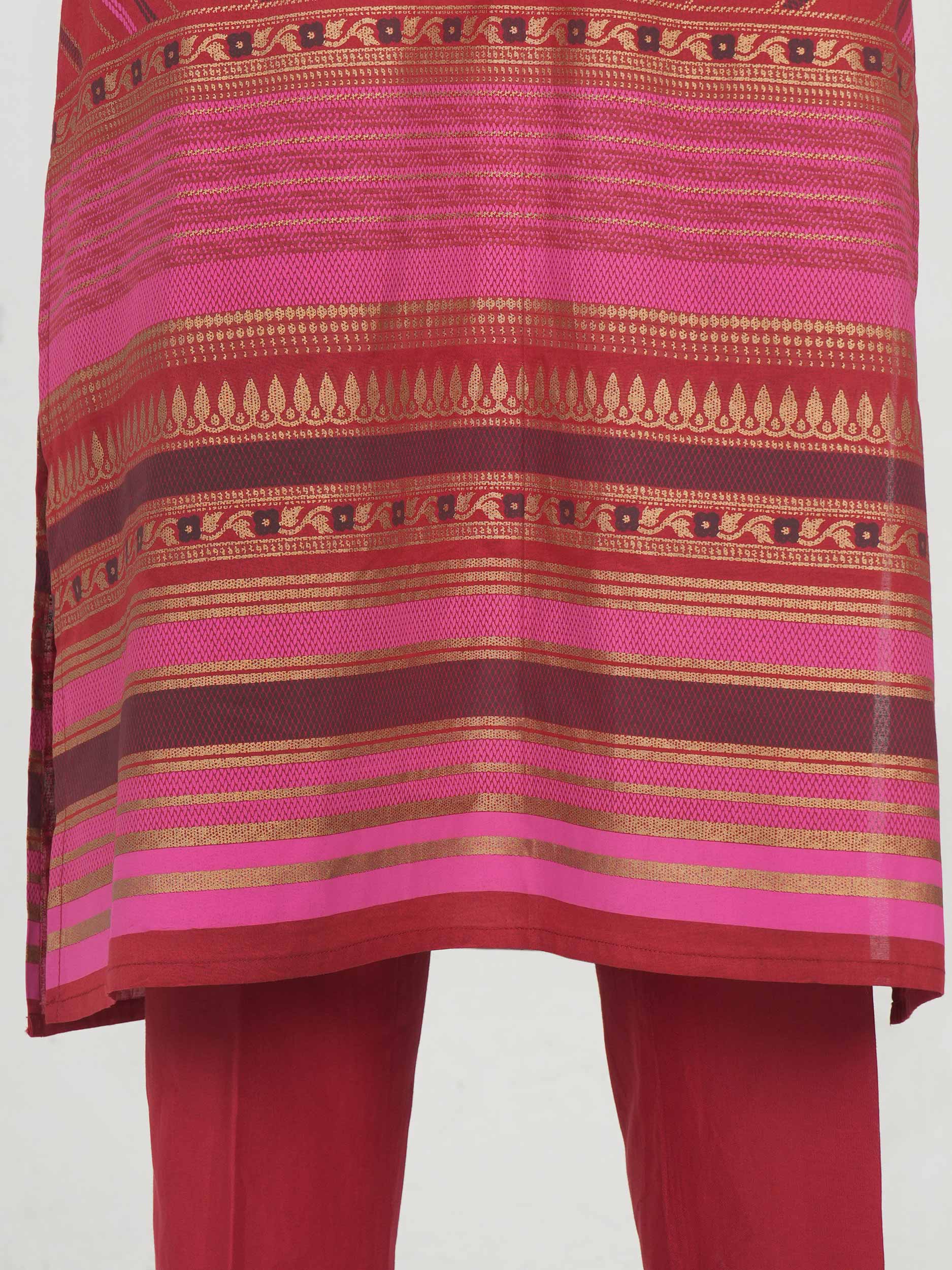 2 Piece Lawn Suit- Embroidered (Pret)