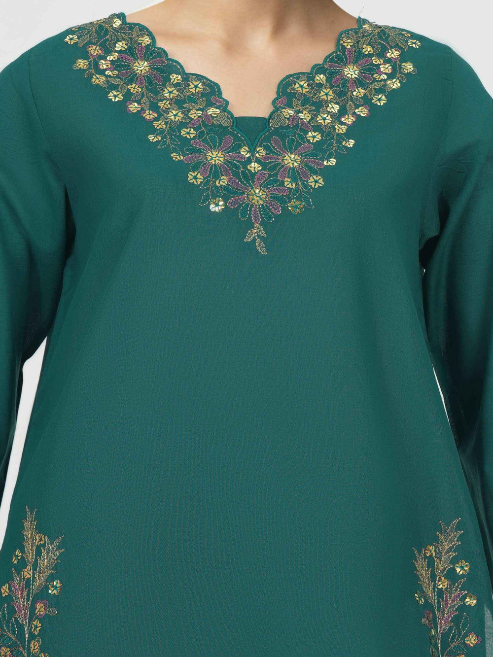 2 Piece Lawn Suit- Embroidered (Pret)