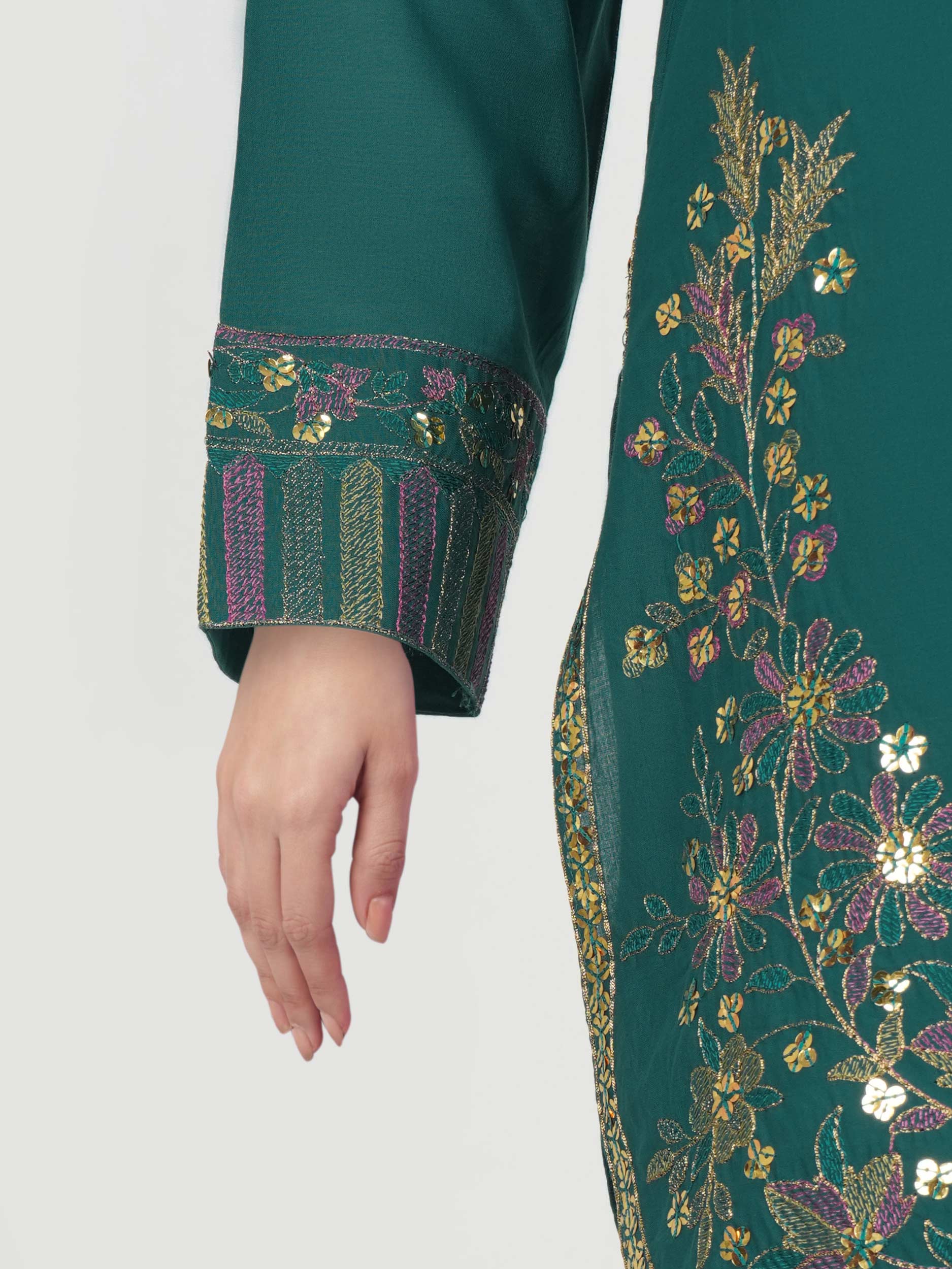 2 Piece Lawn Suit- Embroidered (Pret)