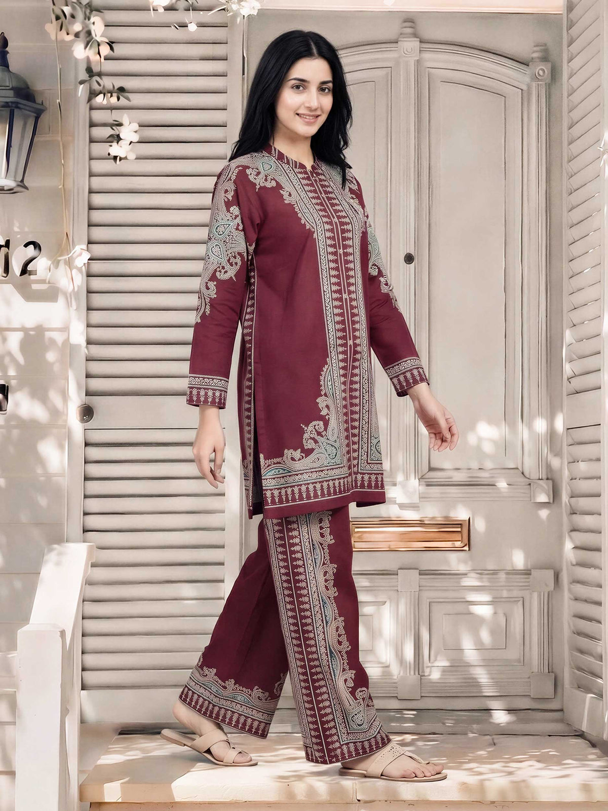 2 Piece Lawn Suit (Pret)