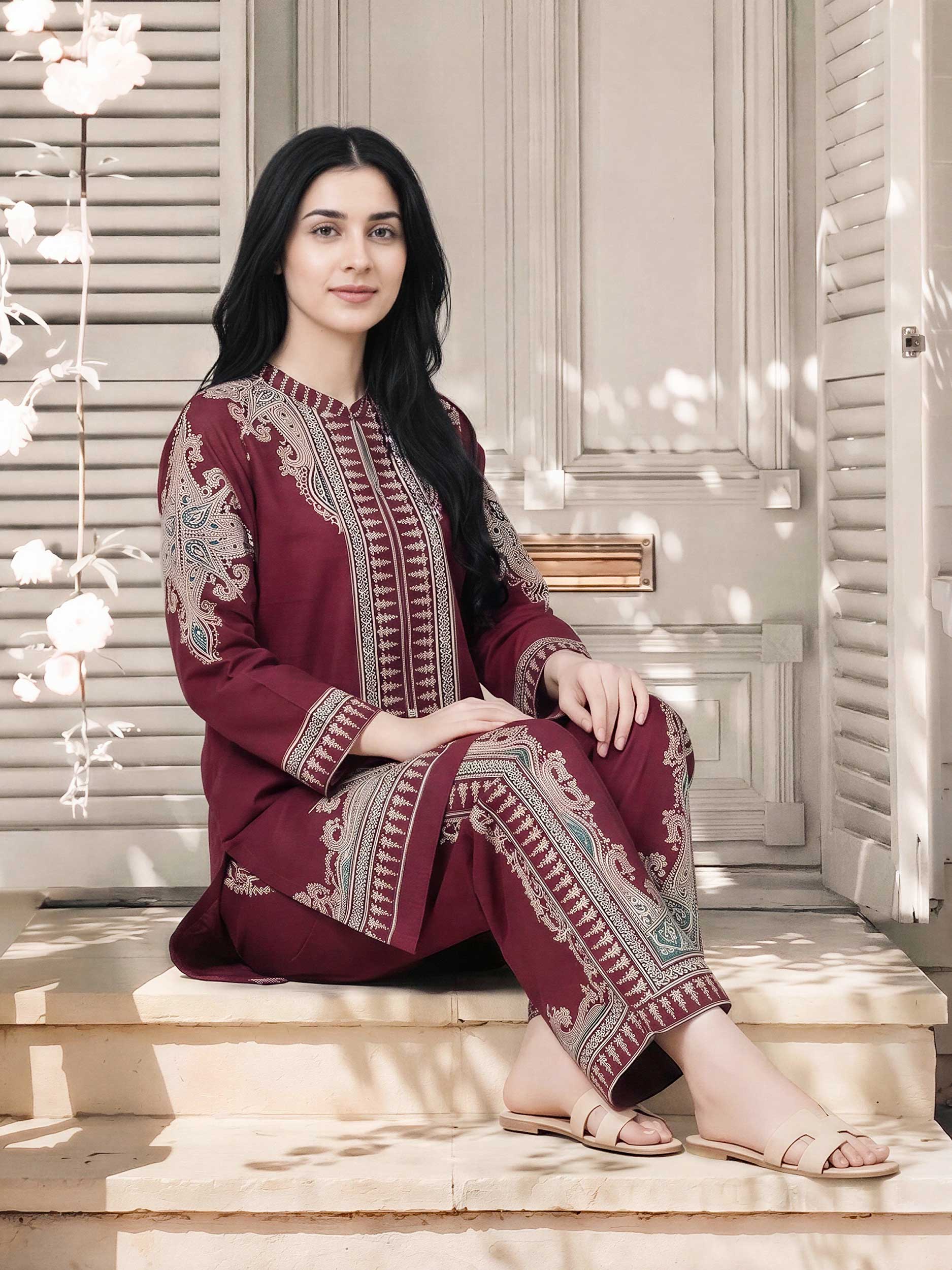 2 Piece Lawn Suit (Pret)