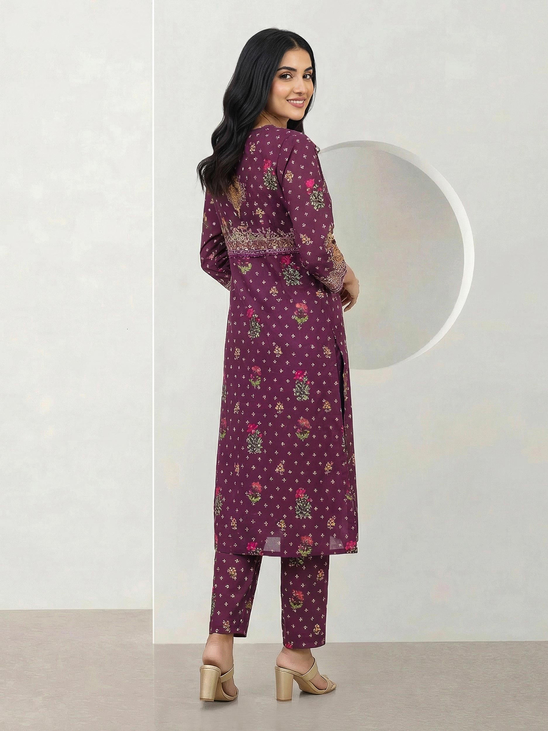 2 Piece Lawn Suit (Pret)