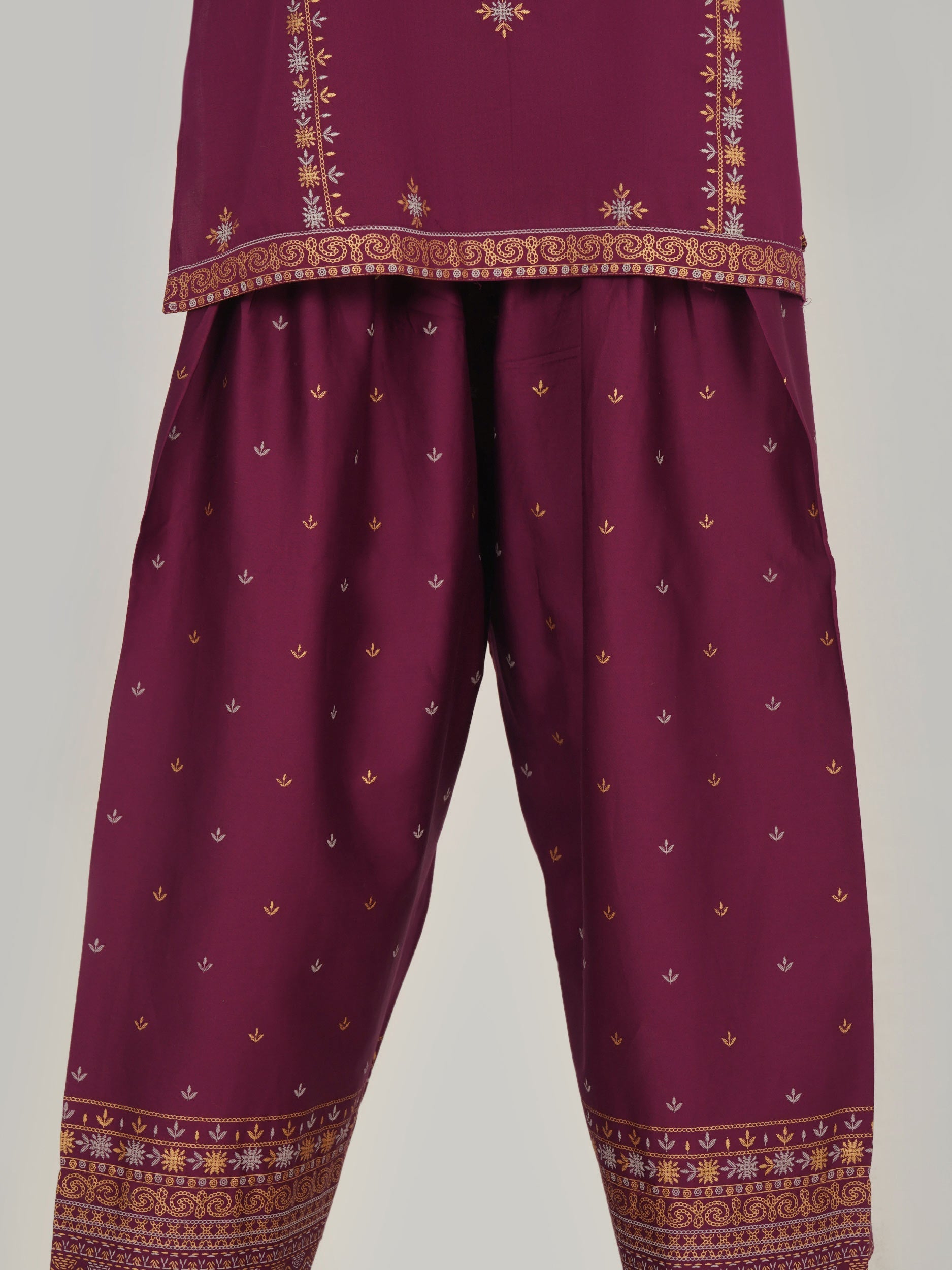 2 Piece Satin Suit (Pret)