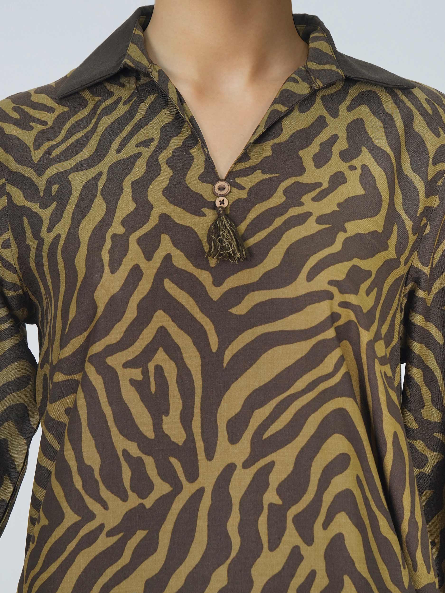 2 Piece Viscose Slub Suit (Pret)