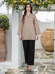 Lawn Slub Kurti- Embroidered (Pret)