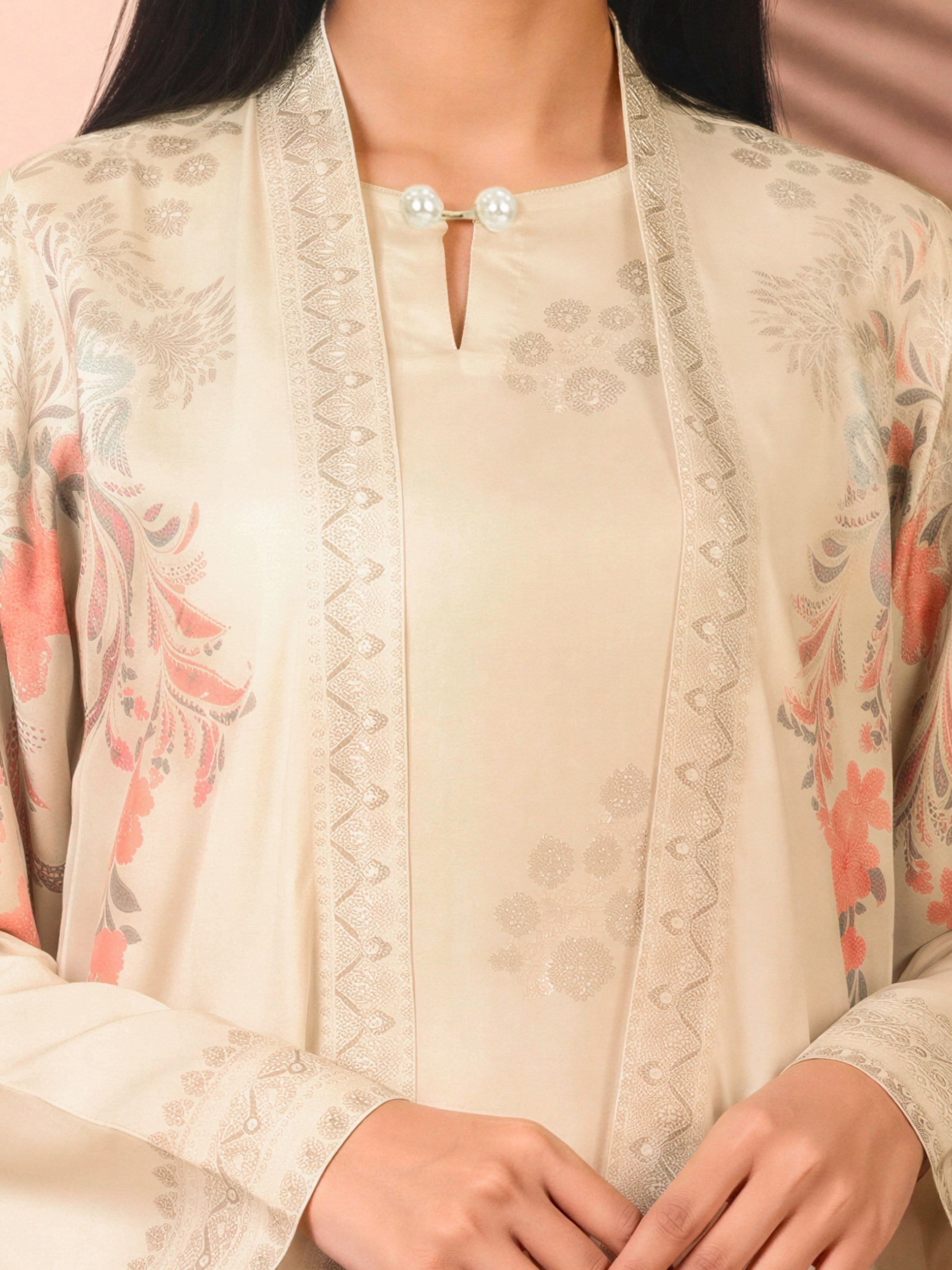 2 Piece Silk Suit (Pret)
