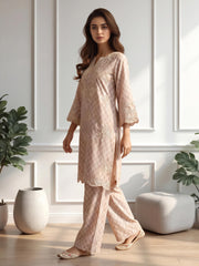 2 Piece Silk Suit- Embroidered (Pret)