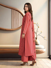 3 Piece Crepe Suit- Embroidered (Pret)