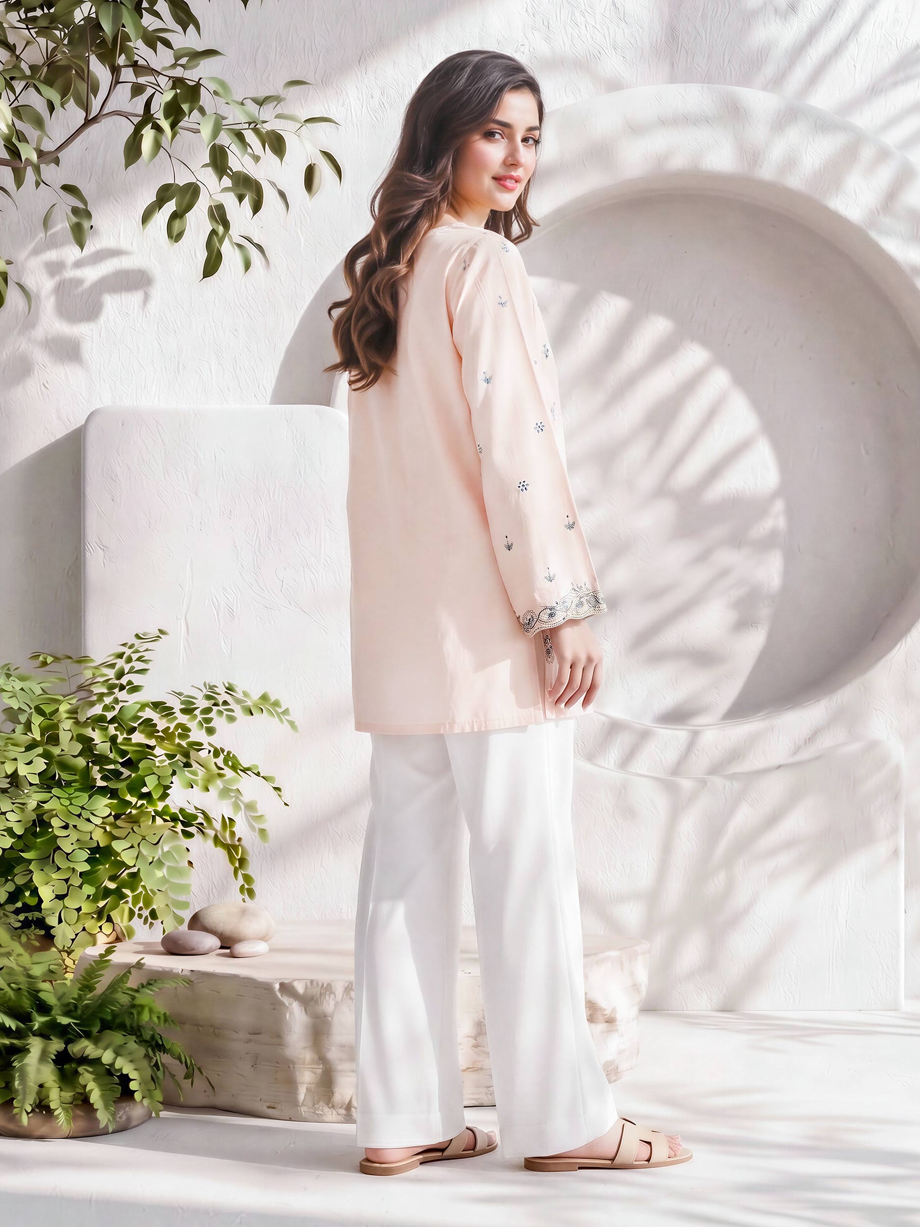 Lawn Kurti- Embroidered (Pret)