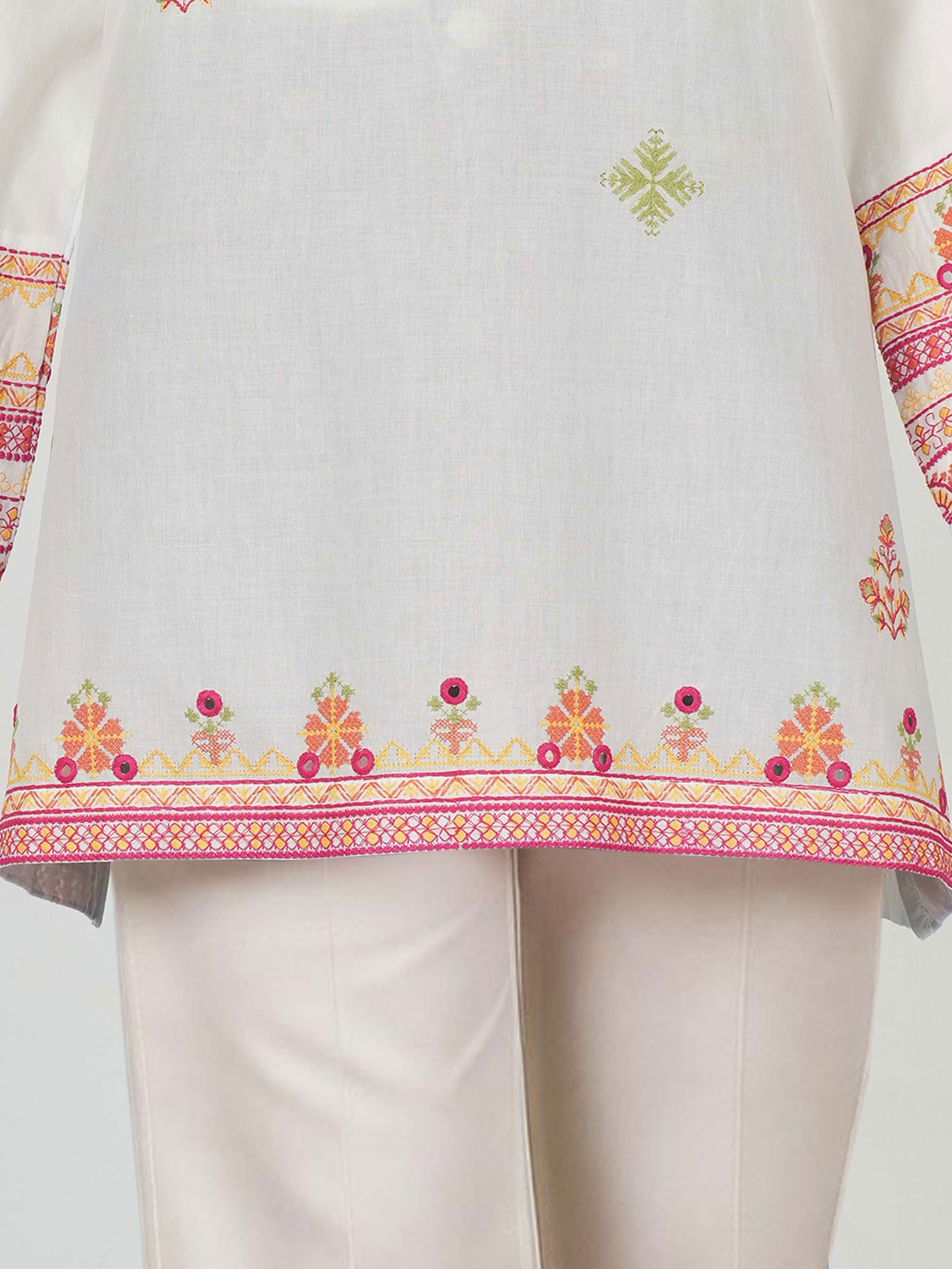 Lawn Kurti- Embroidered (Pret)