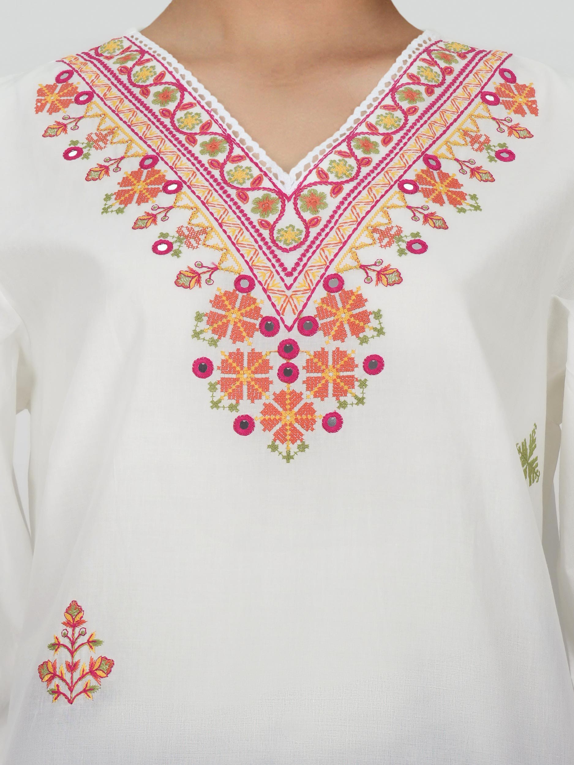 Lawn Kurti- Embroidered (Pret)